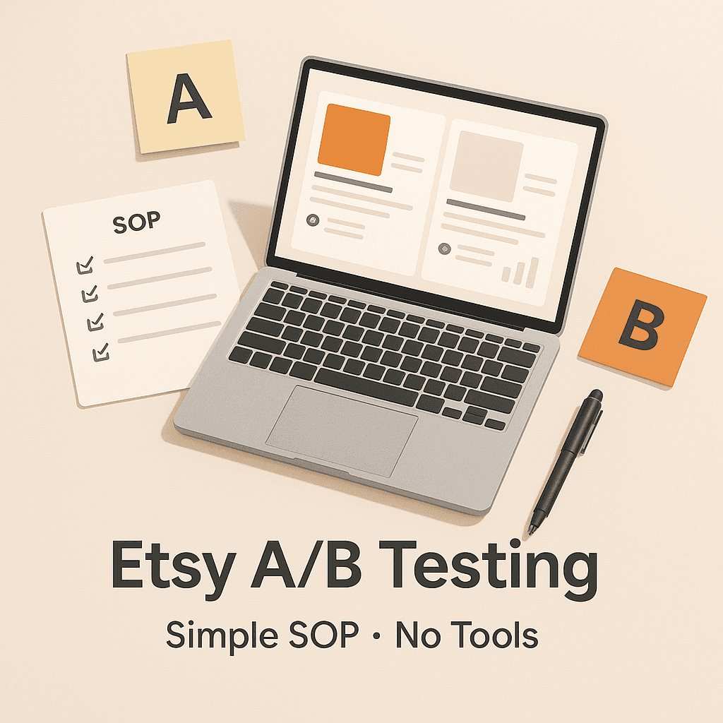 Etsy A/B Testing Without Tools: Simple SOP