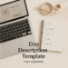 Etsy Description Template That Converts Cold Traffic