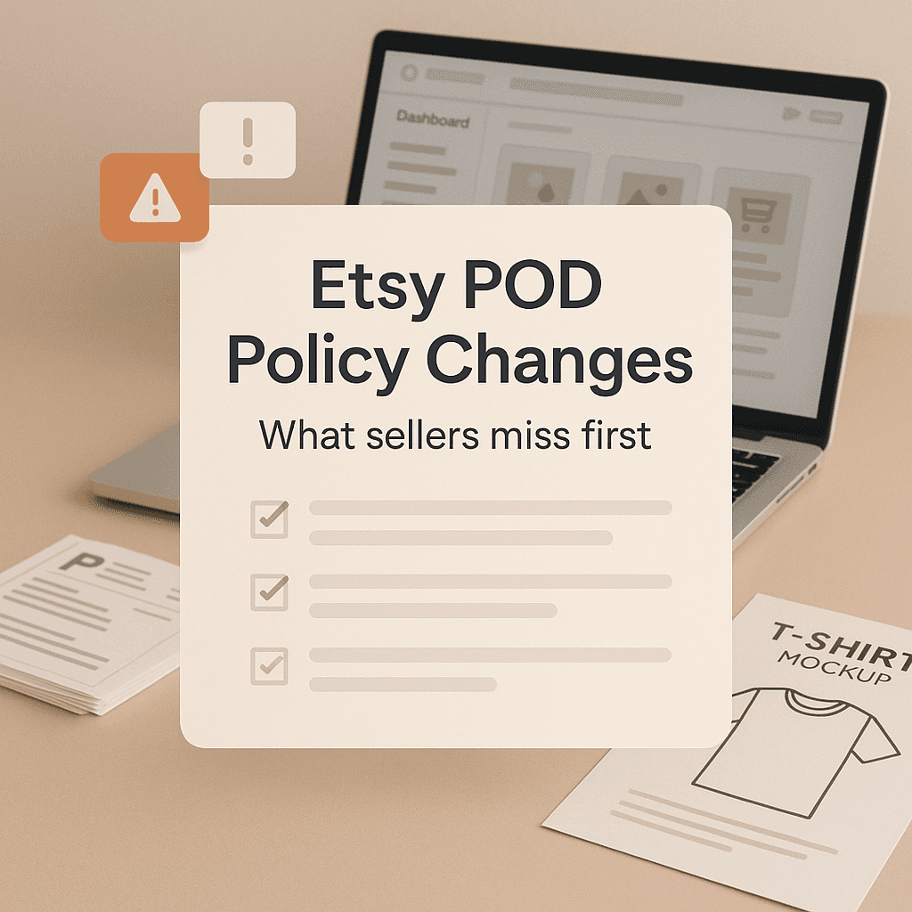 Etsy POD Policy Changes: What Sellers Miss First