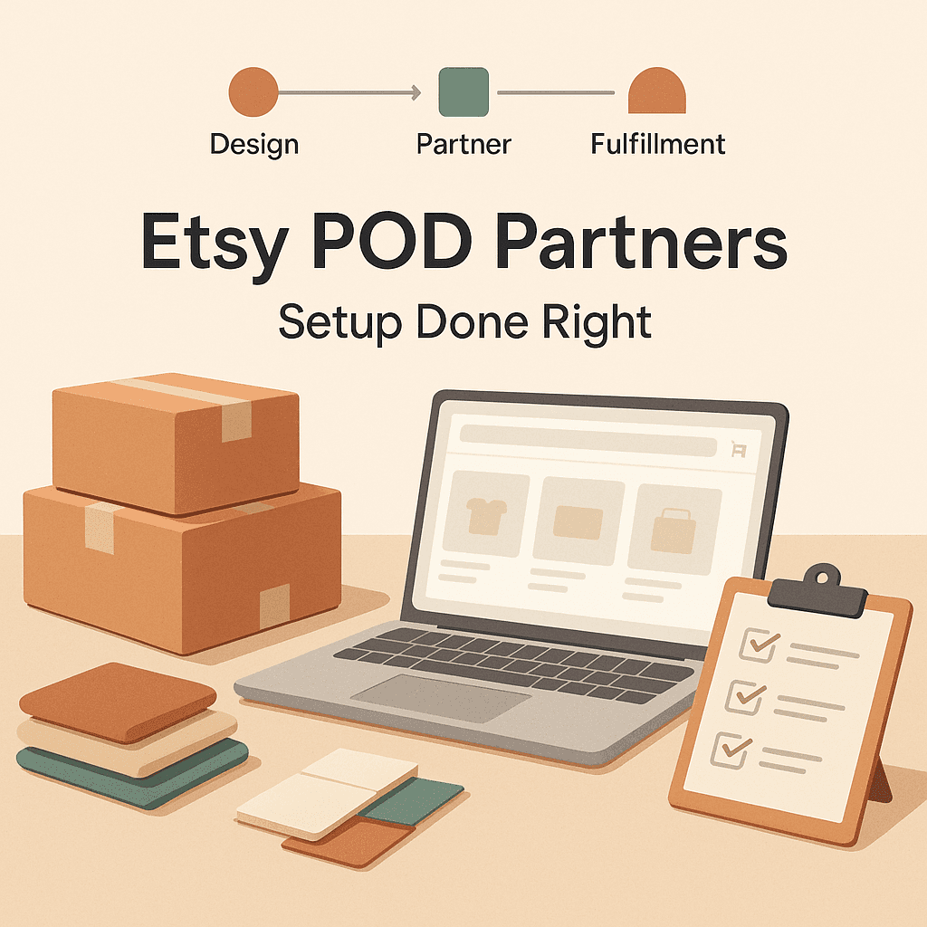 Etsy POD Production Partners: Setup Done Right