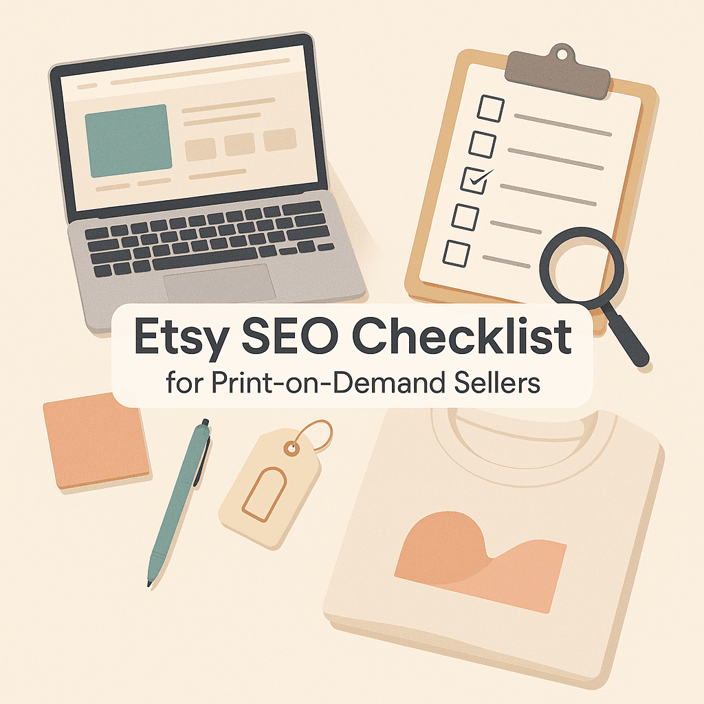 Etsy SEO Checklist for Print on Demand Sellers
