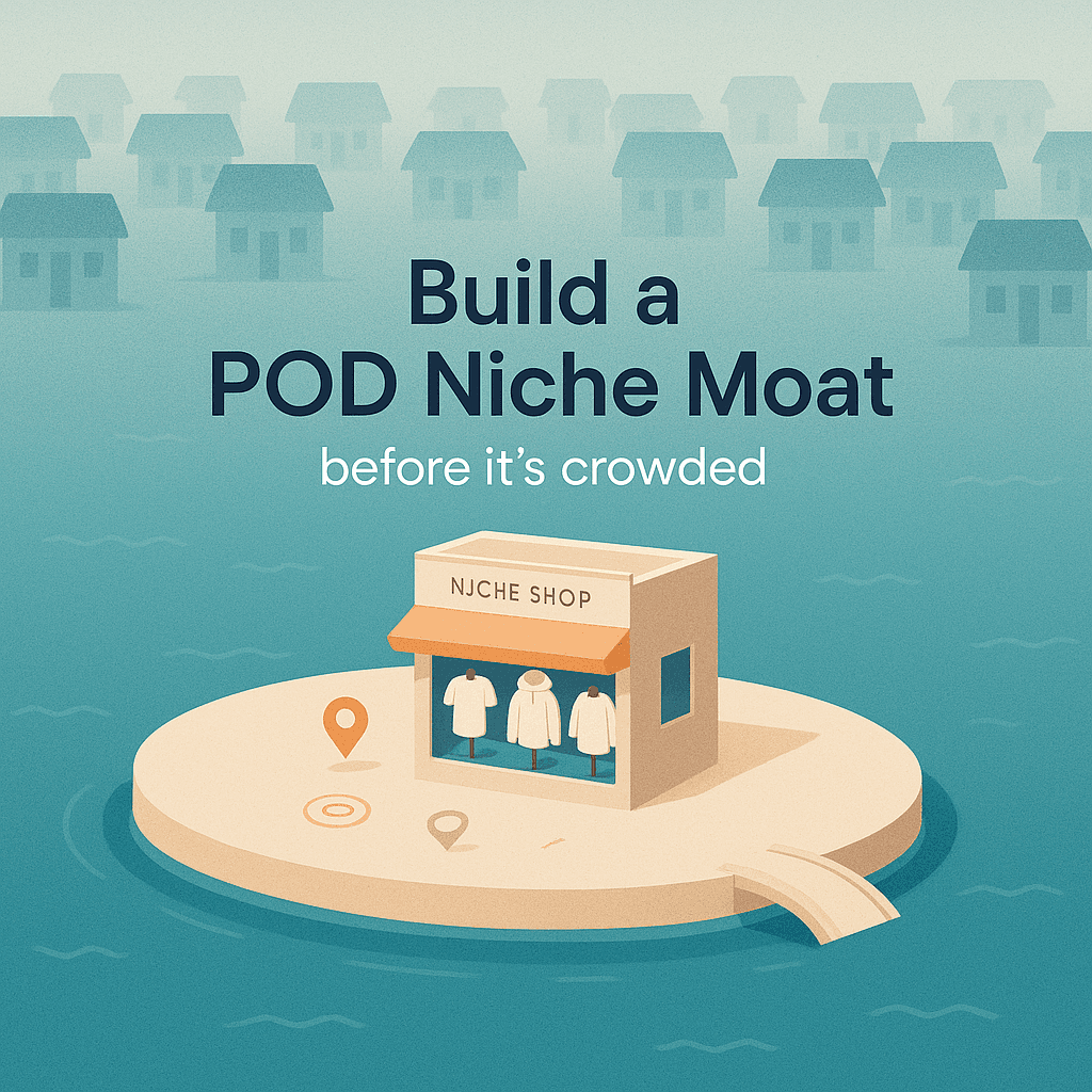 How to Build a POD Niche Moat (Before It’s Crowded)