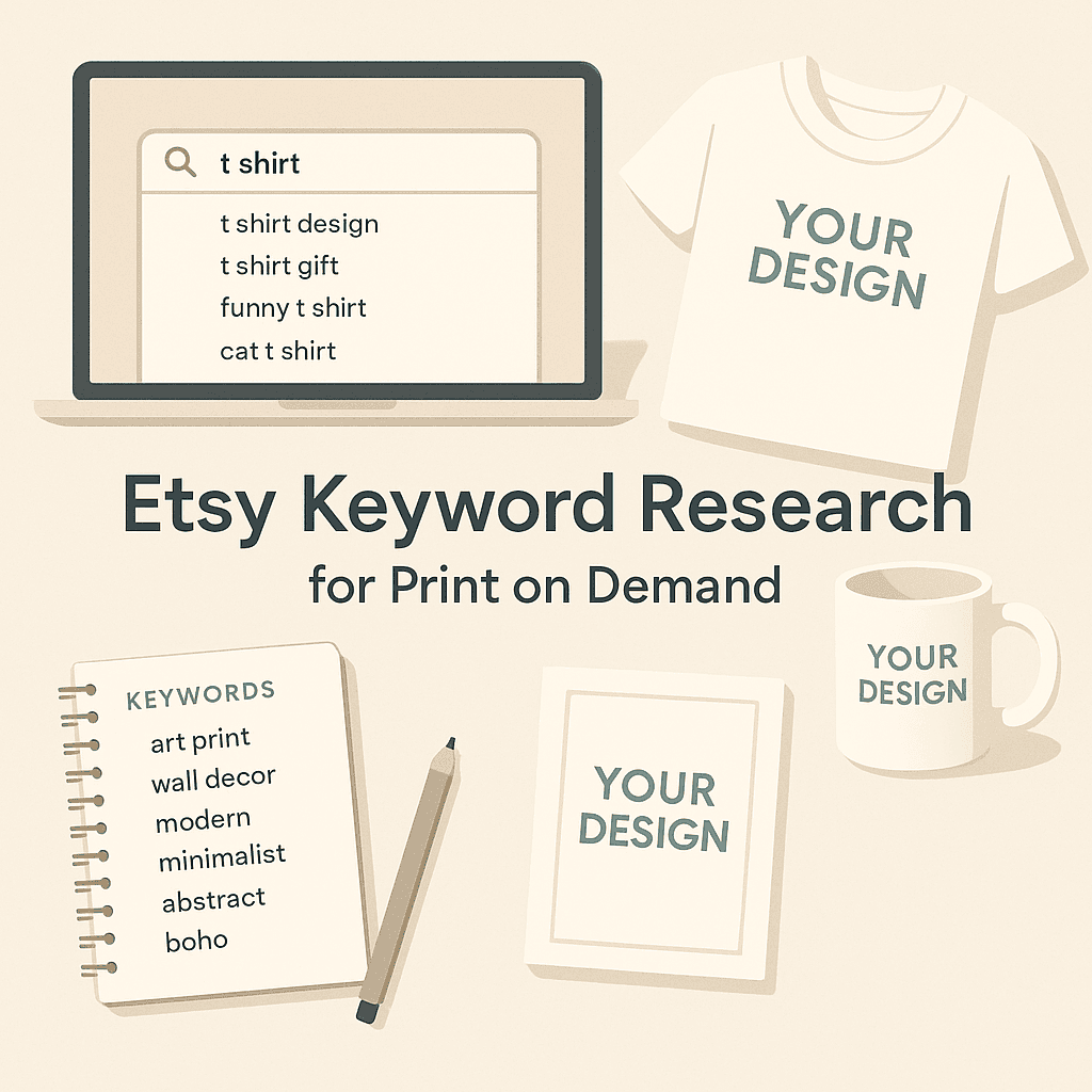 How to Do Etsy Keyword Research for Print on Demand