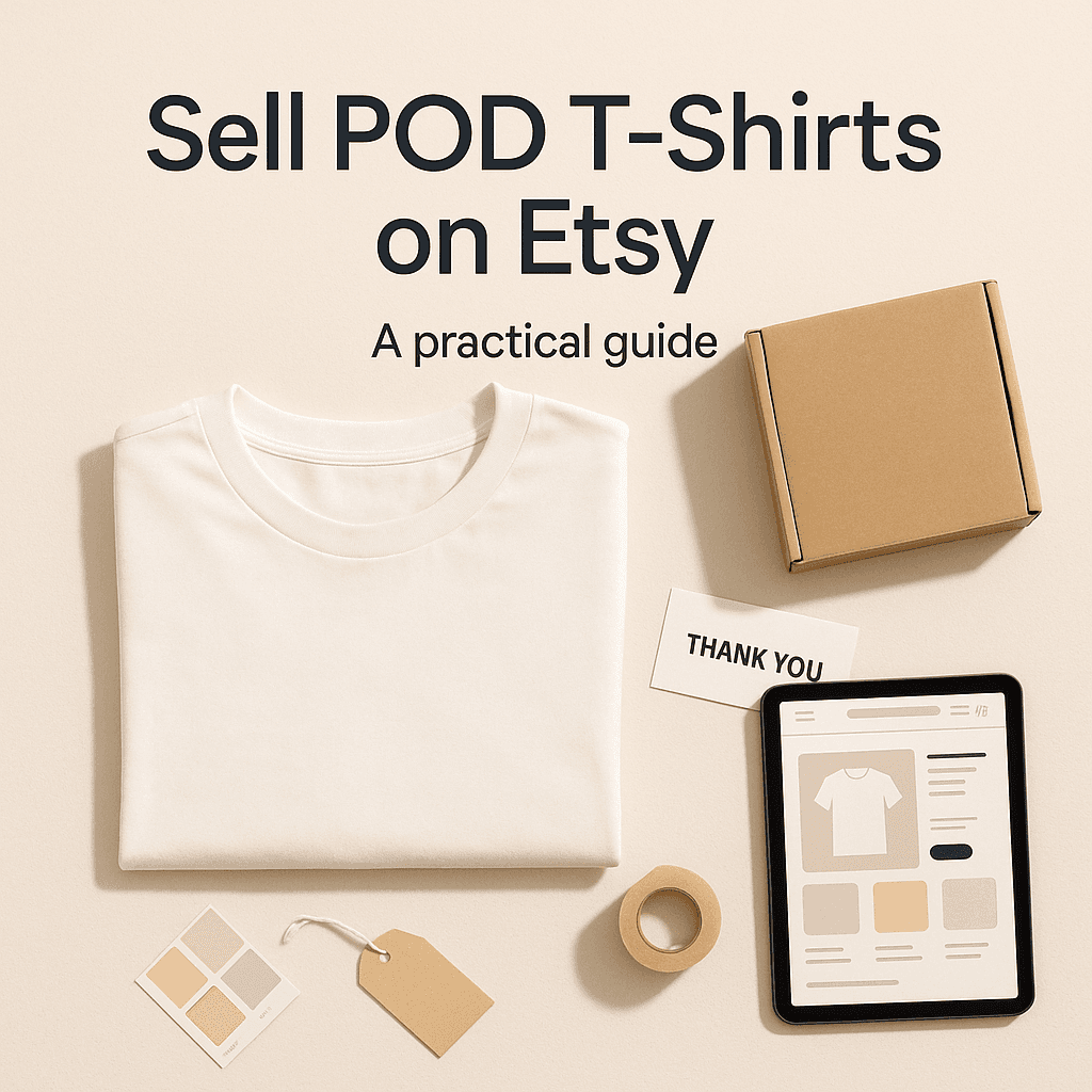 How to Sell Print on Demand T-Shirts on Etsy