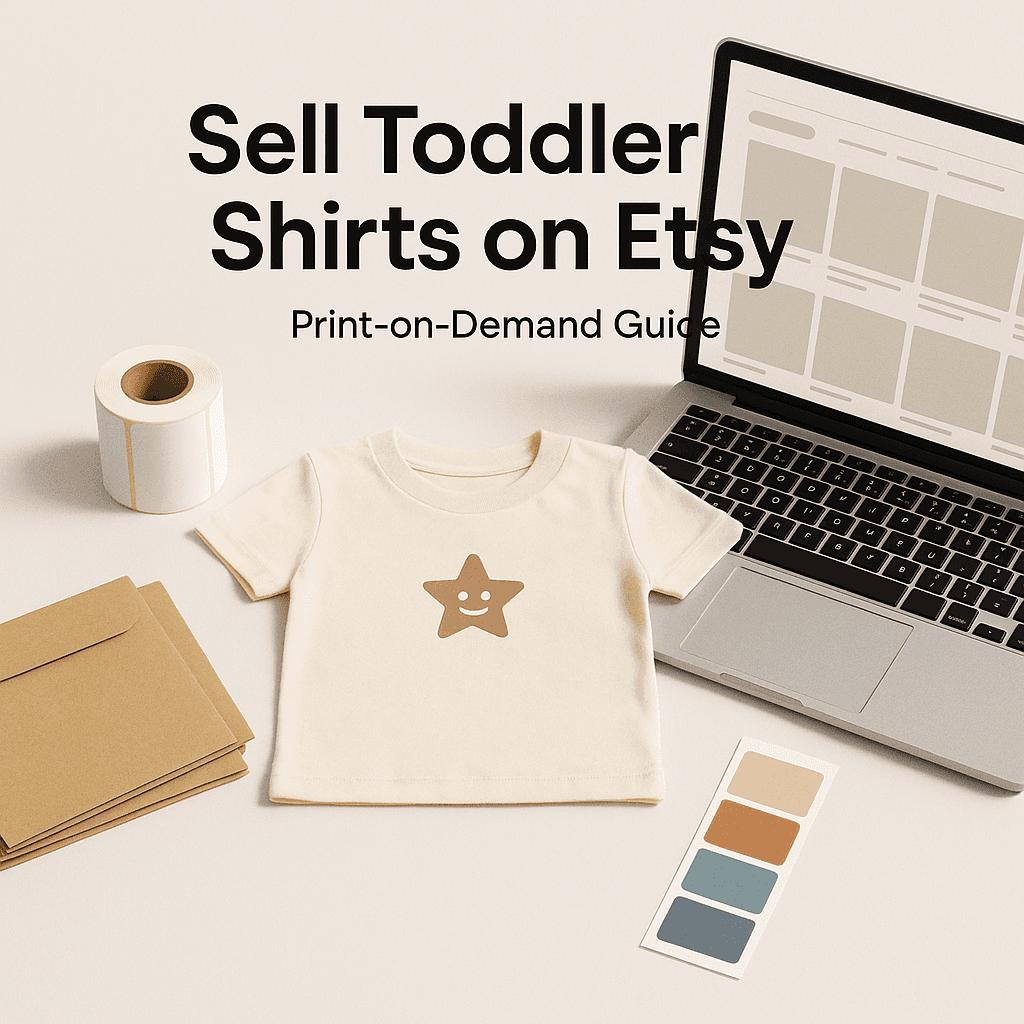 How to Sell Toddler Shirts with Print on Demand on Etsy