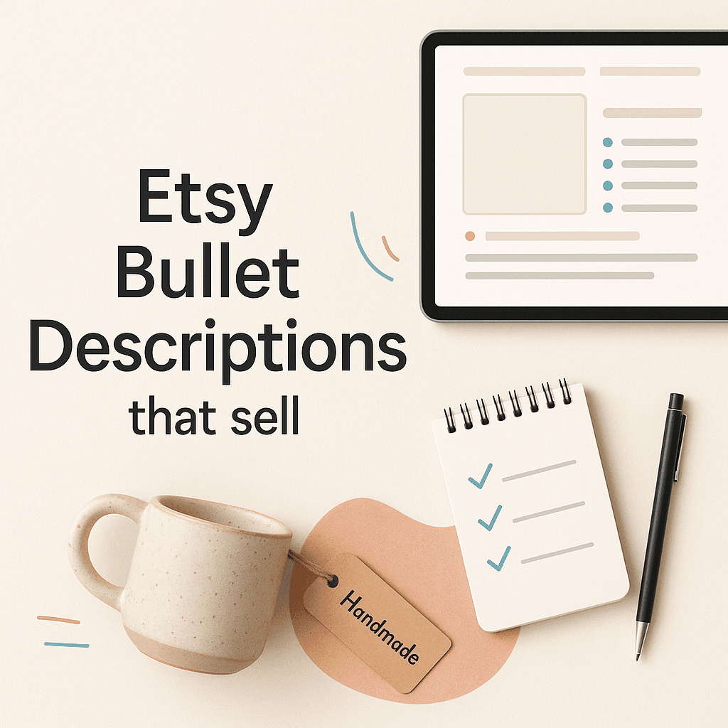 How to Write Etsy Bullet Descriptions That Sell