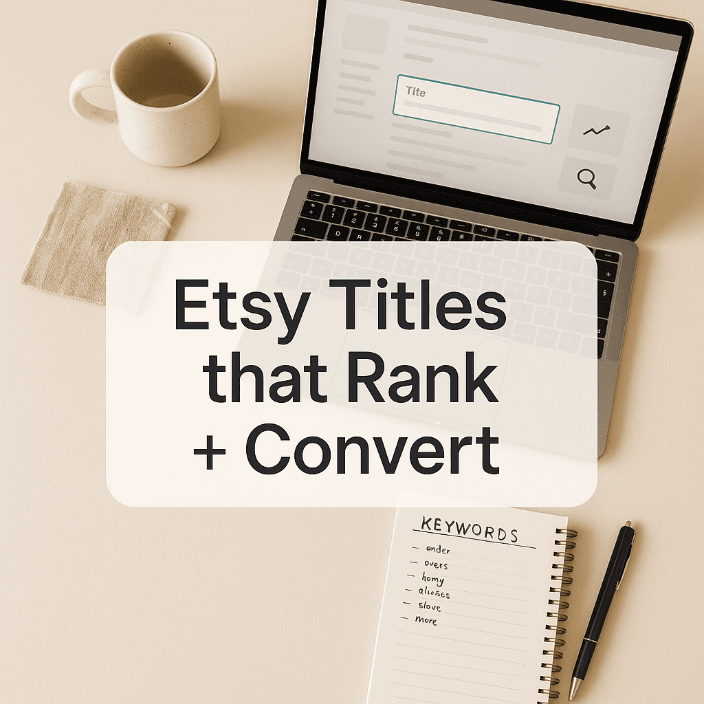 How to Write Etsy Titles That Rank and Convert
