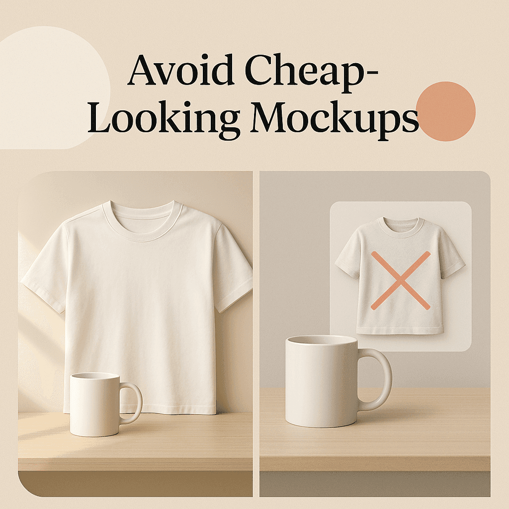 Mockup Mistakes That Make POD Look “Cheap”