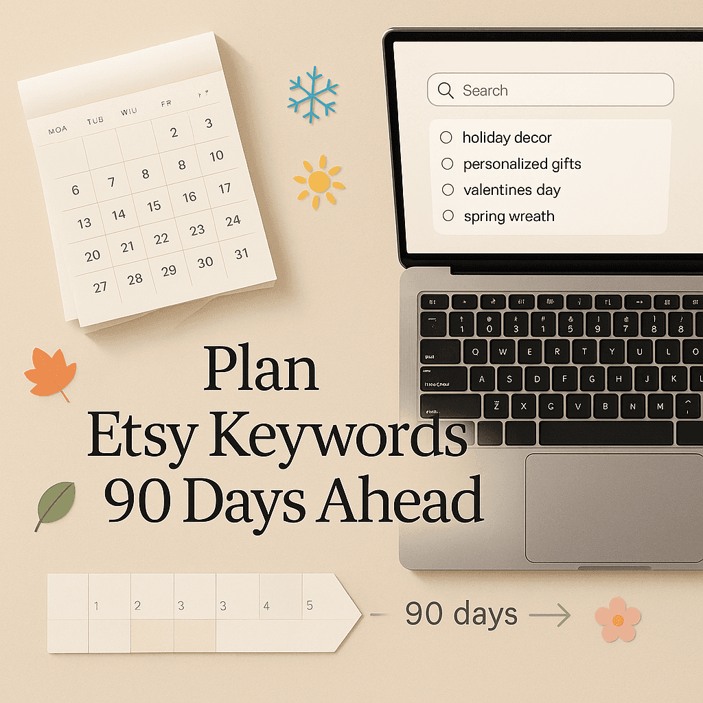 Seasonal Etsy Keywords: Planning 90 Days Ahead