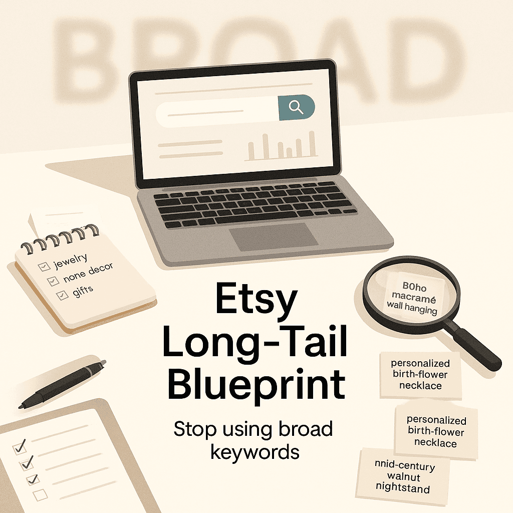 Stop Using Broad Keywords: Etsy Long-Tail Blueprint