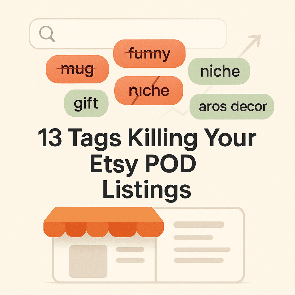 The 13 Tags Killing Your Etsy POD Listings
