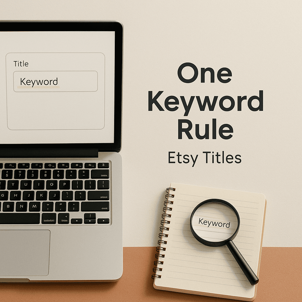 The “One Keyword” Rule for Etsy Titles Explained
